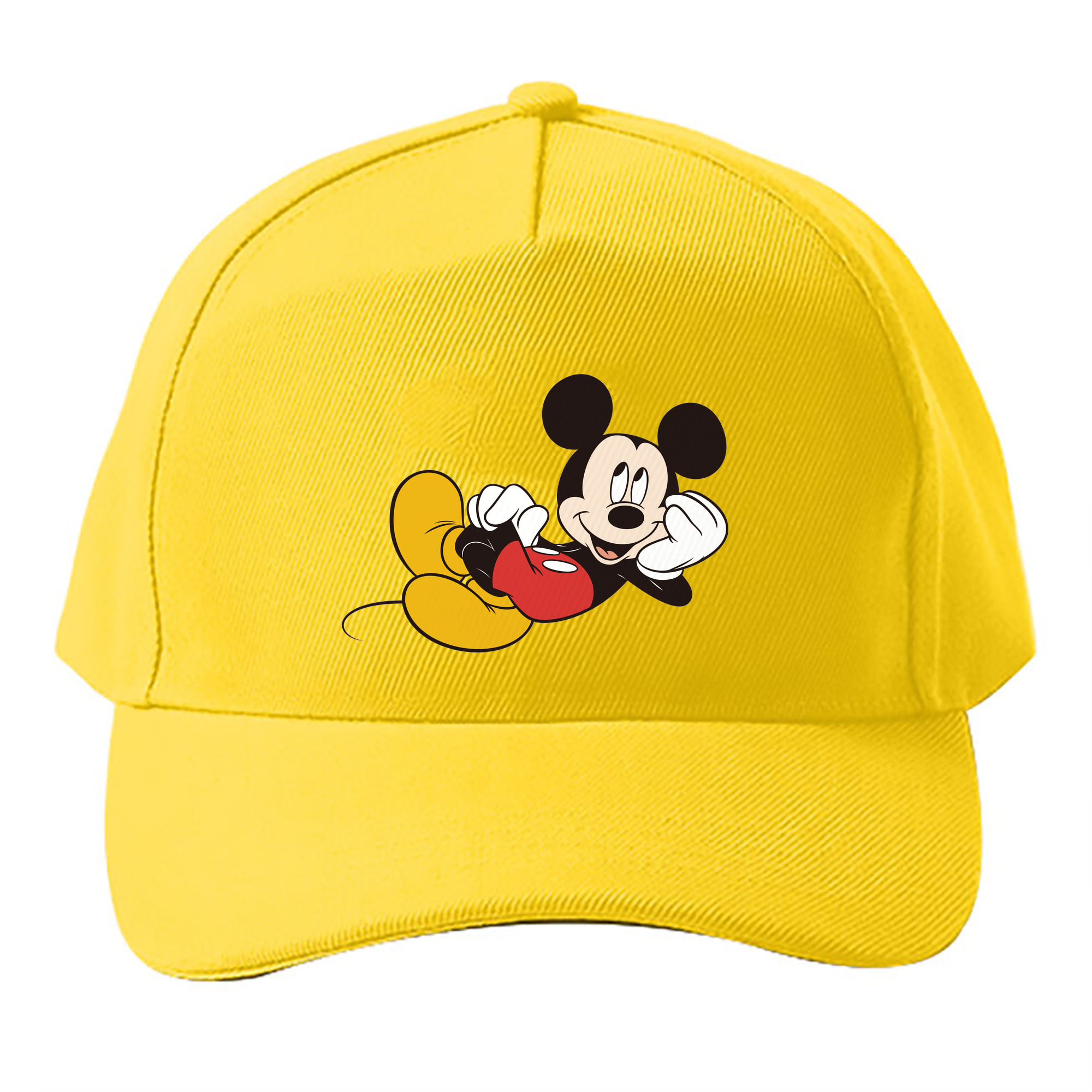 （画像用） ミッキーマウス Mickey Mouse ベースボールキャップ 綿100％ 男女兼用 帽子 スポーツ